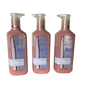 Bath & Body Works Elderberry Hibiscus Cleansing Gel Hand Soap x3